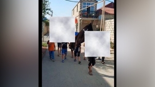 Bakıda azyaşlıların dini yürüşünü təşkil edən şəxs saxlanıldı  - FOTO