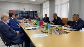 Azərbaycan və Türkiyə nəqliyyatçıları birgə müzakirələrə başladı - FOTOLAR 