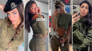 İsrailli qadın əsgərlərdən qeyri-adi pozalar - FOTOLENT 