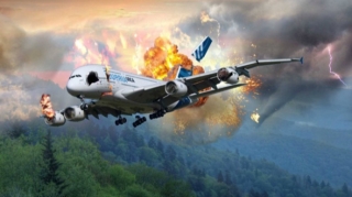 Oğurladıqları təyyarə ilə qəzaya düşdülər 