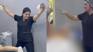 Əməliyyat zamanı qeyri-etik görüntüləri yayılan "həkim"  danışdı - VİDEO