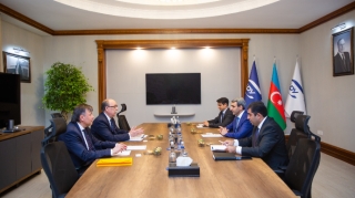 ADY sədri Dəmir Yolları Əməkdaşlıq Təşkilatının rəhbəri ilə görüşdü  - FOTO