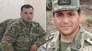 Mina partlayışında həlak olan hərbçilərimizin FOTOLARI 