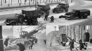 Yaşlı qadınların küçə təmizləməsi: DAVAM EDƏN SOVET ƏNƏNƏSİ  - FOTO