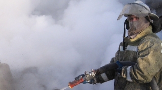 Sabirabadda yanğın zamanı 1 nəfər xəsarət alıb