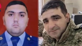 Qəzada ölən hərbçilərin FOTOsu 