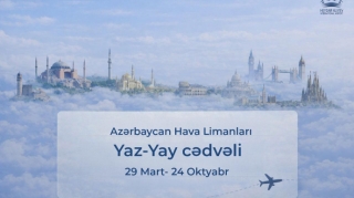 Bakı aeroportu yaz-yay uçuş cədvəlinə keçir 