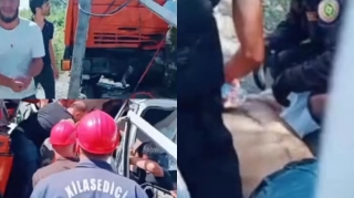 Şabranda 3 avtomobil toqquşdu: ÖLƏN VAR - FOTO - VİDEO