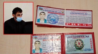 Gəncədə "jurnalist" tutulub - FOTO 