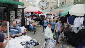 Bakıda bazarda dava düşüb, xəsarət alanlar var