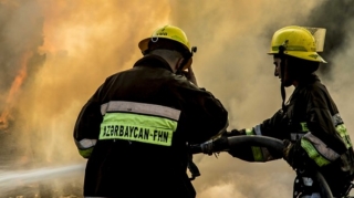 Məcburi köçkünlərin yataqxanasındakı yanğınla bağlı açıqlama