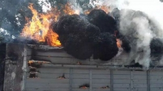 Ağdaşda "ZİL" yandı