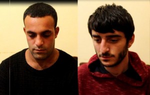 Şəkidə akkumulyator oğruları saxlanılıb - FOTO