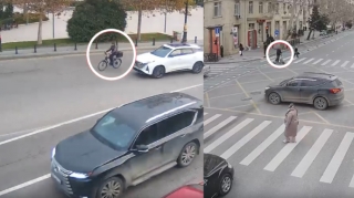 Polis velosiped və skuter sürücülərinin qorxunc görüntülərini paylaşdı - VİDEO 