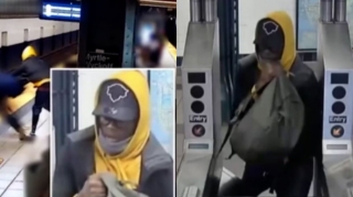 Metrostansiyada gərgin anlar:  afroamerikalı sərnişini relslərin üzərinə yıxdı - VİDEO 