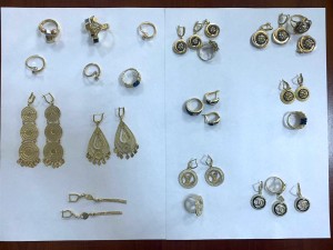 Zərgərlik məmulatları aşkar edildi