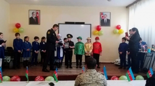 Şəki DYP məktəblərdə maarifləndirmə tədbirlərini davam etdirir  - FOTO