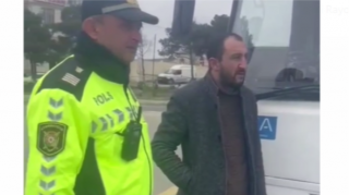 Bakıda narkotik təsiri altında olan avtobus sürücüsü "Ekologiya postu"nda tutuldu  - VİDEO