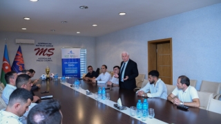 Şamaxıda keçiriləcək "Milli Mətbuat – 150" minifutbol turnirinin Mətbuat Şurasında təqdimatı baş tutub - FOTO