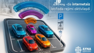 “AzParking” tətbiqində internetsiz istifadə rejimi aktivləşdirilib