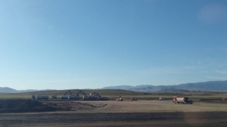 Füzuli hava limanının tikintisi davam edir  - FOTO