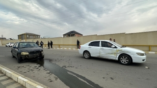 Naxçıvanda 2 maşın toqquşdu: xəsarət alan var   - FOTO