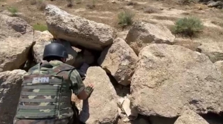 Bakıda əl qumbarası tapılıb  - VİDEO