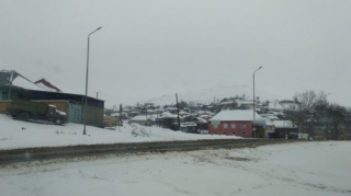 Gədəbəyə 20 sm qar yağıb  - FOTO