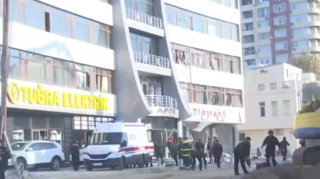 Partlayış baş verən "AFEN" Plazada araşdırmalara başlanıldı - YENİLƏNİB 