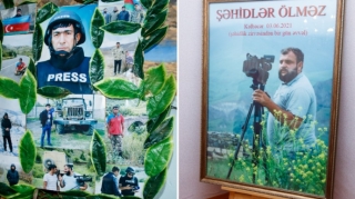 Prezident Kəlbəcərdə şəhid olmuş jurnalistlərin ailələrinə ev verdi  - FOTO