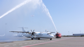Bu gün Gürcüstan aviaşirkəti Bakıya ilk reysini həyata keçirdi  - FOTO