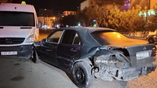 3 avtomobil qəzaya uğradı, xəsarət alanlar var - FOTO 