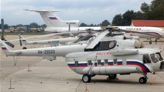 Putinə xidmət edən helikopter qəzaya uğradı 