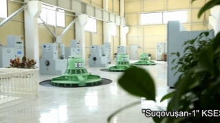 Suqovuşan elektrik stansiyasından yeni görüntülər - VİDEO 