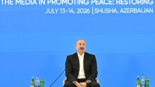 İlham Əliyev IV Şuşa Qlobal Media Forumunda - FOTOLAR+VİDEO  - YENİLƏNİB