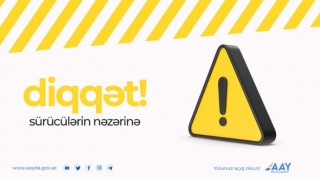 Sürücülərin NƏZƏRİNƏ!  Bu yolda diqqətli olun 