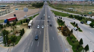 Bakı-Rusiya yolunda yeni yerüstü piyada keçidinin inşasına start verilib - FOTO 