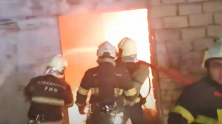 Xırdalanda güclü yanğın - VİDEO 