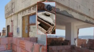 Binanın üstündə inşa edilən qanunsuz tikinti dayandırıldı   - VİDEO