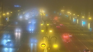 Zığ dairəsi-Hava Limanı yolunda sürət həddi endirilib - FOTOLAR 