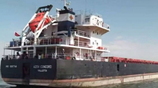 Türkiyəyə məxsus gəmi Mariupolu tərk etdi - VİDEO 