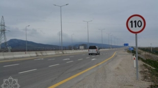 Ödənişli yolda maksimum sürət həddi və radar nişanları quraşdırıldı - FOTO 