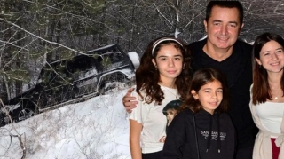 Məşhur aparıcının qızları "Gelandewagen"lə qəzaya düşdülər - FOTO 