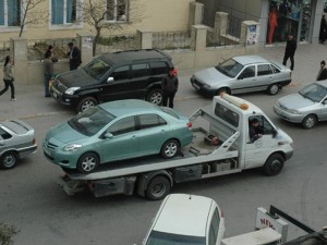 DYP Bakıda evakuatorların fəaliyyətini dayandırması barədə AÇIQLAMA