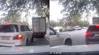 Klinikanın önündə parkinq üstündə mübahisə: Sən azərbaycanlı deyilsən? - VİDEO