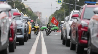 Moskvada nəqliyyat festivalı keçirildi - FOTO 