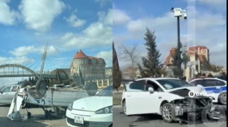 В Баку произошла цепная авария с участием трех автомобилей: есть пострадавшие    - ВИДЕО - ФОТО