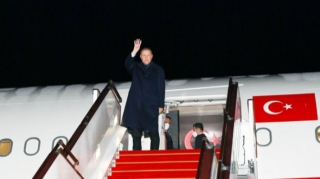 Ərdoğanın Azərbaycana səfəri başa çatdı  - FOTO