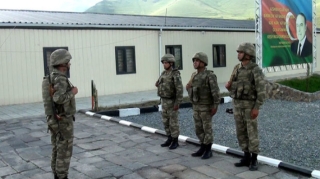 MN işğaldan azad edilmiş ərazilərdə xidməti-döyüş fəaliyyətinin səviyyəsini nümayiş etdirdi   - VİDEO