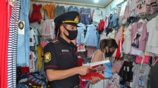 Mingəçevirdə polis reydi - FOTO